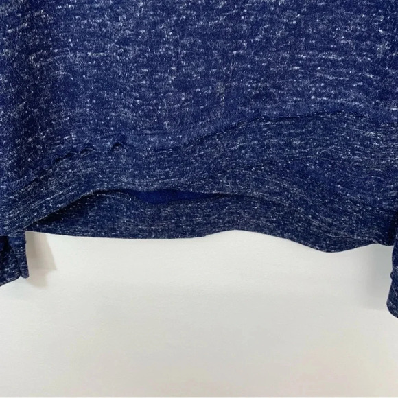 Penn State Woman Top Medium  Blue Nittany Lions Long Sleeve Hi Lo Knit Crew Neck - Picture 3 of 9